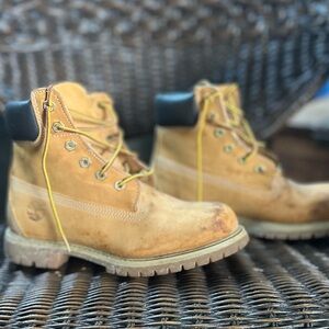 Timberland Wheat Nubuck Boots
